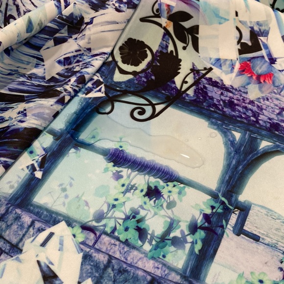 Lipsy London Neoprene circle skirt skater dress fitted bodice - Picture 13 of 15